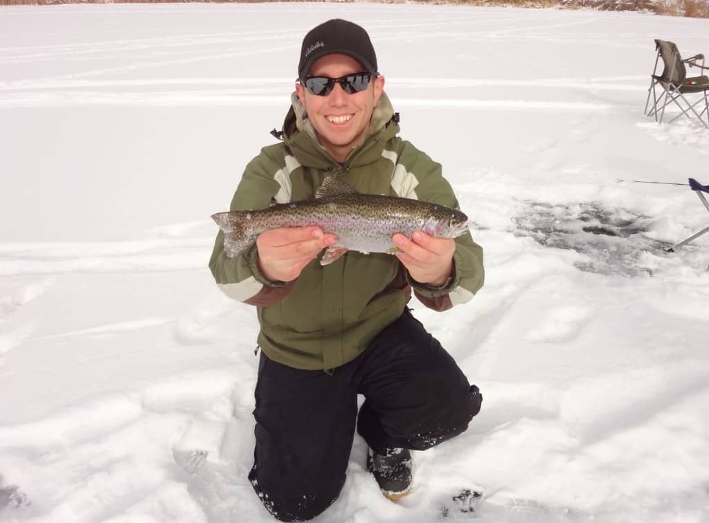 Urban Ice Fishing – Shannon Lake, West Kelowna BC - BC Fishn